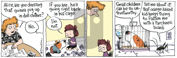 Cul de Sac on Wednesday August 7, 2013 Comic Strip