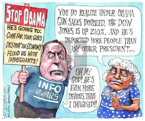 Matt Wuerker on Thursday January 19, 2017 Comic Strip