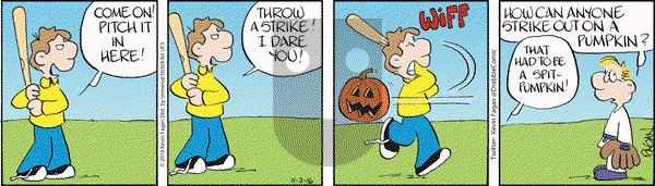 Drabble on Thursday November 3, 2016 Comic Strip