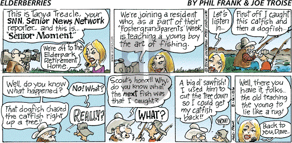 The Elderberries on Sunday August 6, 2006 Comic Strip