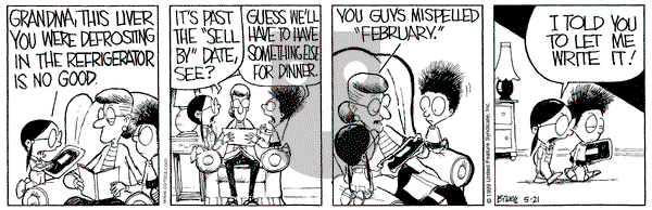 Grand Avenue on Friday May 21, 1999 Comic Strip
