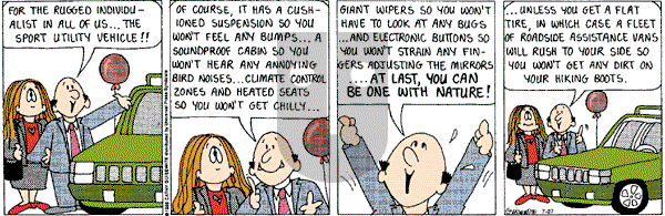 Cathy Classics - Friday July 27, 2001 Comic Strip