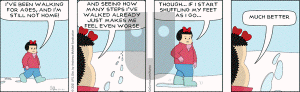 Nancy on Monday February 1, 2021 Comic Strip