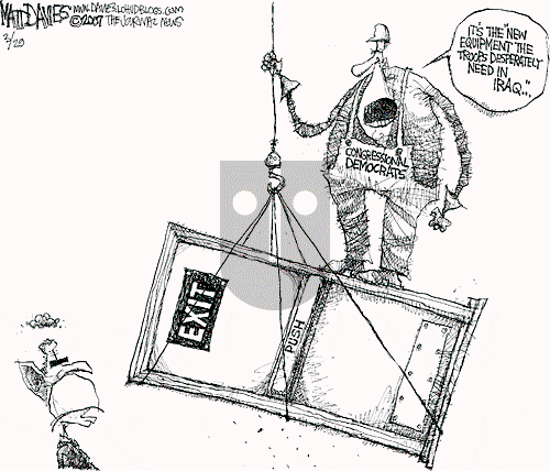 Matt Davies on Thursday March 29, 2007 Comic Strip