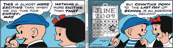 Nancy on Wednesday July 15, 2009 Comic Strip