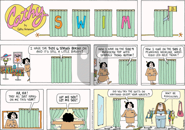 Cathy Classics - Sunday May 30, 2010 Comic Strip