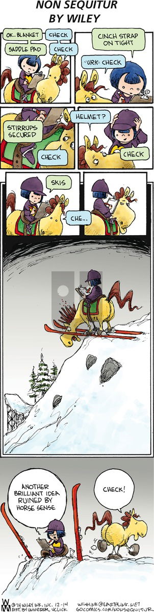 Non Sequitur on Sunday December 14, 2014 Comic Strip