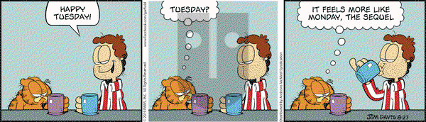 Garfield on Tuesday August 27, 2019 Comic Strip
