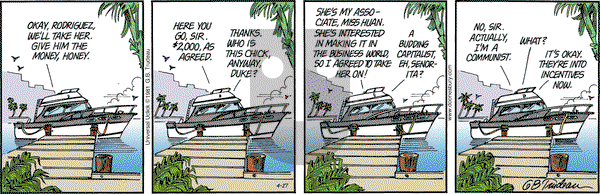 Doonesbury on Monday April 27, 2015 Comic Strip