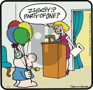 Ziggy on Wednesday January 17, 2018 Comic Strip