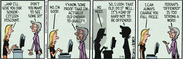 Grand Avenue on Saturday February 19, 2011 Comic Strip