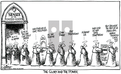 Pat Oliphant on Friday March 10, 1989 Comic Strip