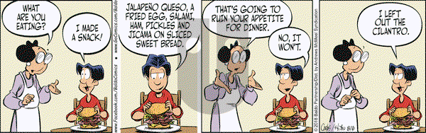 Baldo on Monday August 6, 2018 Comic Strip