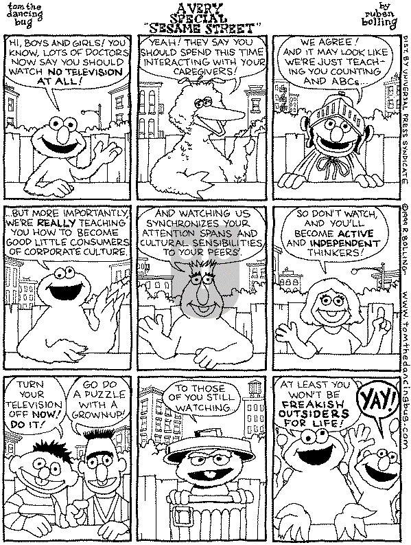 Tom the Dancing Bug on Saturday September 4, 1999 Comic Strip