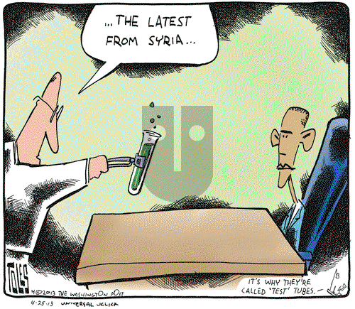 Tom Toles on Thursday April 25, 2013 Comic Strip