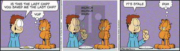 Garfield on Friday February 1, 2019 Comic Strip