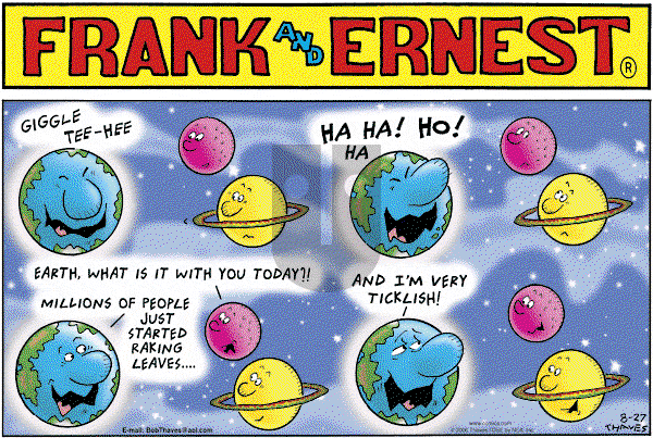 Frank and Ernest on Sunday August 27, 2006 Comic Strip