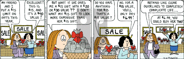 Cathy Classics - Monday December 10, 2012 Comic Strip