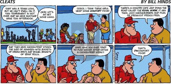 Cleats - Monday August 30, 2021 Comic Strip