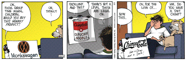 Get Fuzzy on Wednesday September 5, 2007 Comic Strip