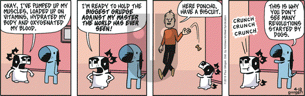 Pooch Cafe on Thursday April 12, 2018 Comic Strip