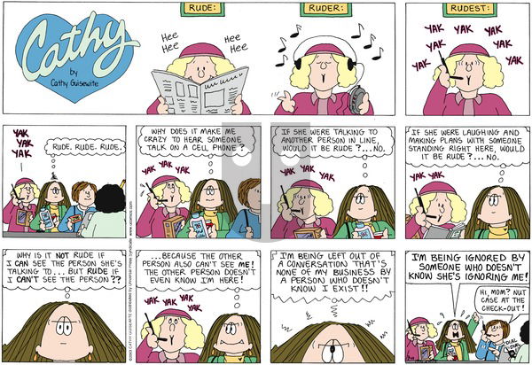 Cathy Classics on Sunday March 9, 2025 Comic Strip