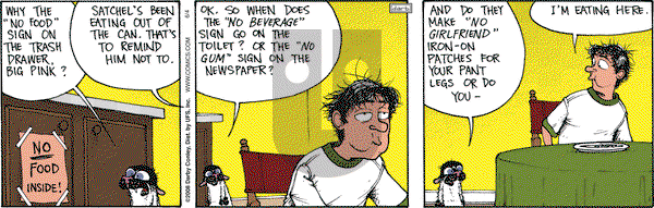 Get Fuzzy on Thursday June 12, 2008 Comic Strip