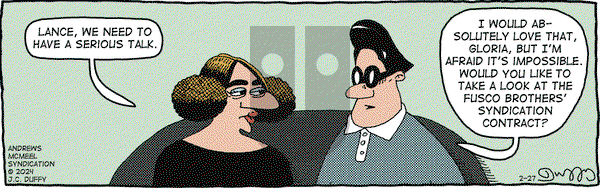 The Fusco Brothers - Tuesday February 27, 2024 Comic Strip