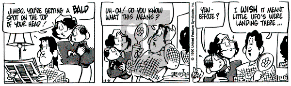 Rose is Rose on Monday December 31, 1990 Comic Strip