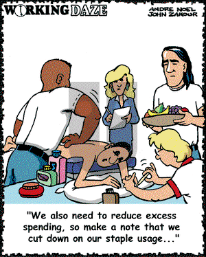 Working Daze on Wednesday August 14, 2002 Comic Strip