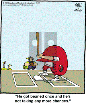 In the Bleachers on Monday August 27, 2018 Comic Strip