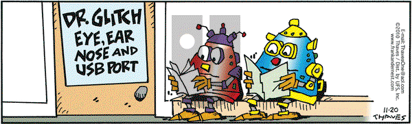 Frank and Ernest on Saturday November 20, 2010 Comic Strip