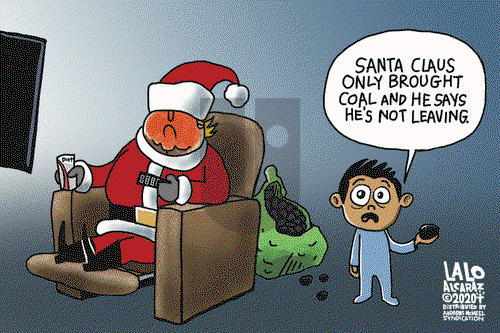 Lalo Alcaraz on Thursday December 24, 2020 Comic Strip