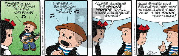 Nancy on Saturday May 7, 2016 Comic Strip
