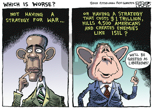 Rob Rogers - Tuesday September 2, 2014 Comic Strip