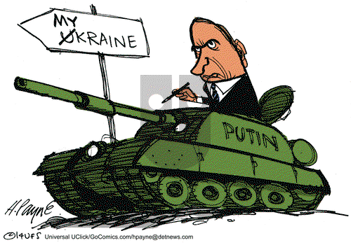 Henry Payne on Monday March 3, 2014 Comic Strip