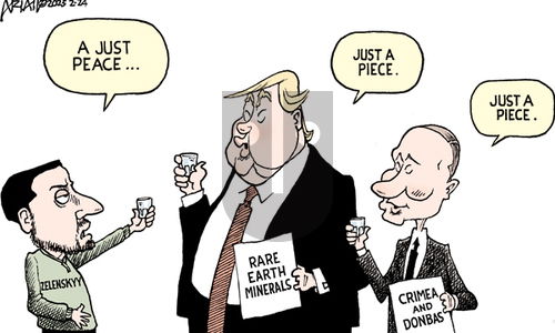Robert Ariail on Monday February 24, 2025 Comic Strip