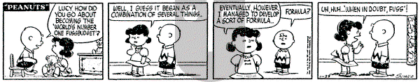 Peanuts on Friday January 28, 1955 Comic Strip