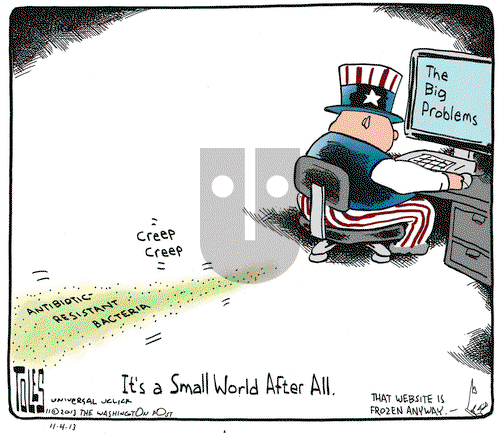Tom Toles on Monday November 4, 2013 Comic Strip