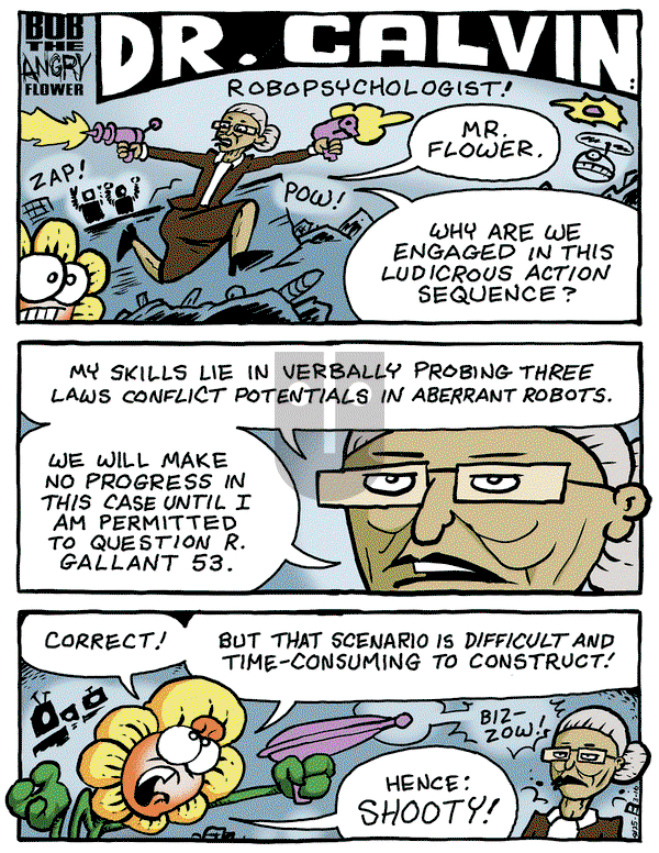 Bob the Angry Flower on Monday March 17, 2025 Comic Strip