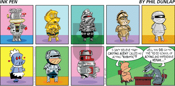 Ink Pen - Sunday October 11, 2009 Comic Strip