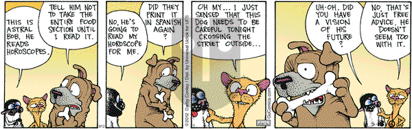 Get Fuzzy - Monday March 12, 2012 Comic Strip