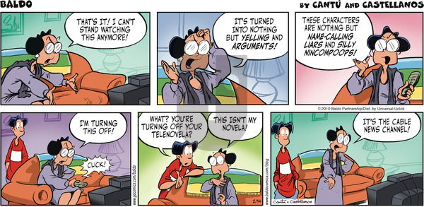 Baldo on Sunday February 14, 2010 Comic Strip