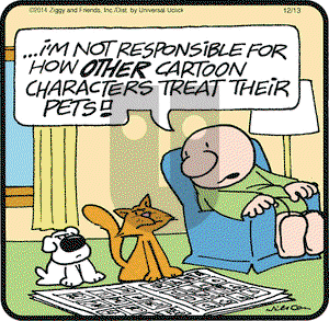 Ziggy on Saturday December 13, 2014 Comic Strip