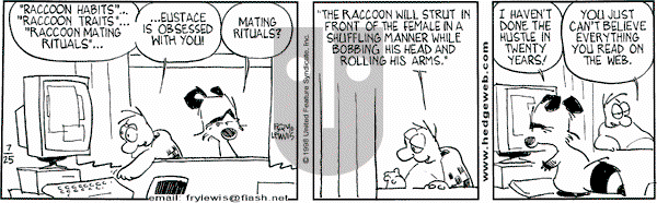Over the Hedge on Saturday July 25, 1998 Comic Strip