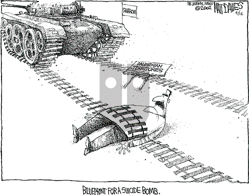 Matt Davies on Monday April 15, 2002 Comic Strip