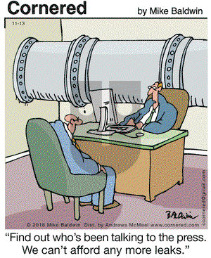 Cornered on Tuesday November 13, 2018 Comic Strip