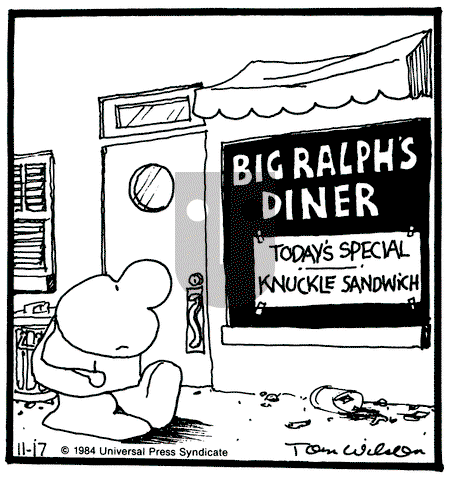 Ziggy - Saturday November 17, 1984 Comic Strip