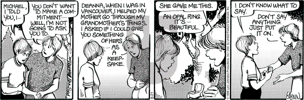 For Better or For Worse on Friday August 21, 1998 Comic Strip