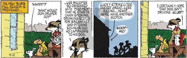 Over the Hedge on Thursday September 15, 2011 Comic Strip